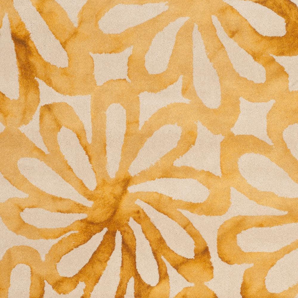 Dip Dye DDY527 Hand Tufted Area Rug - Beige/Gold - 6'x9' - Safavieh..