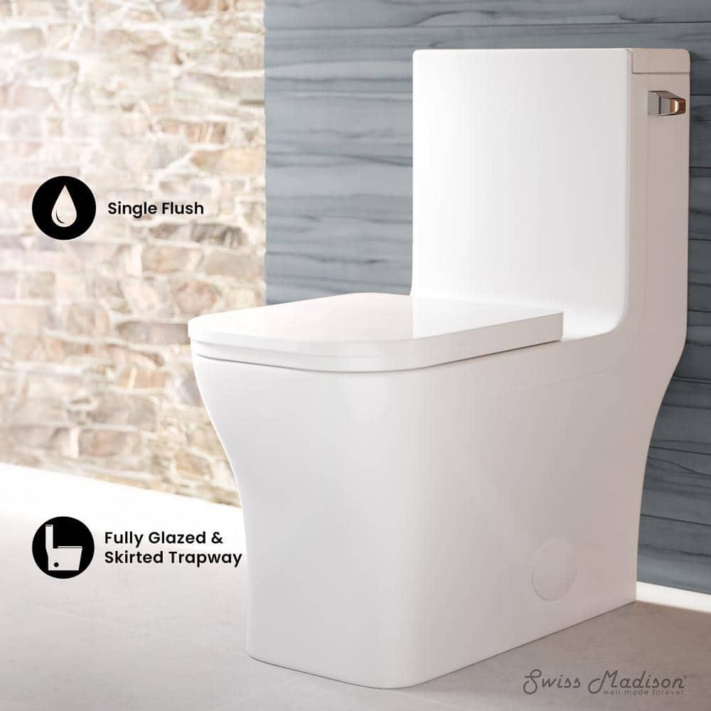 Concorde One-Piece Square Toilet Dual-Flush 1.1/1.6 gpf