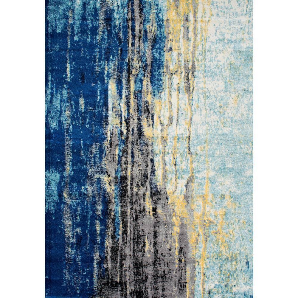 Nuloom Katharina Abstract 7x9 Area Rug for Living Room Bedroom Dining Room Kitchen, Blue/Multicolor