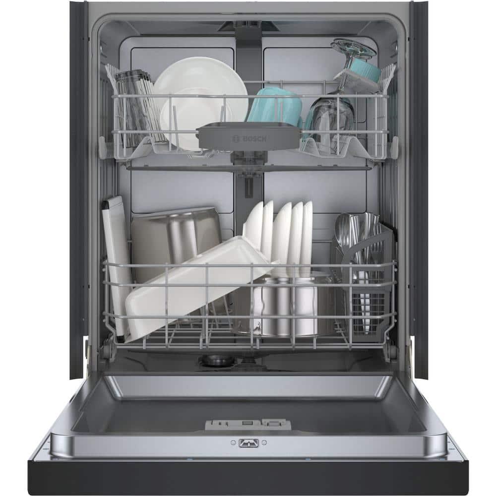 Bosch 800 Series 24" Front Control Built-In Dishwasher with Hybrid Tub & Reviews | Wayfair