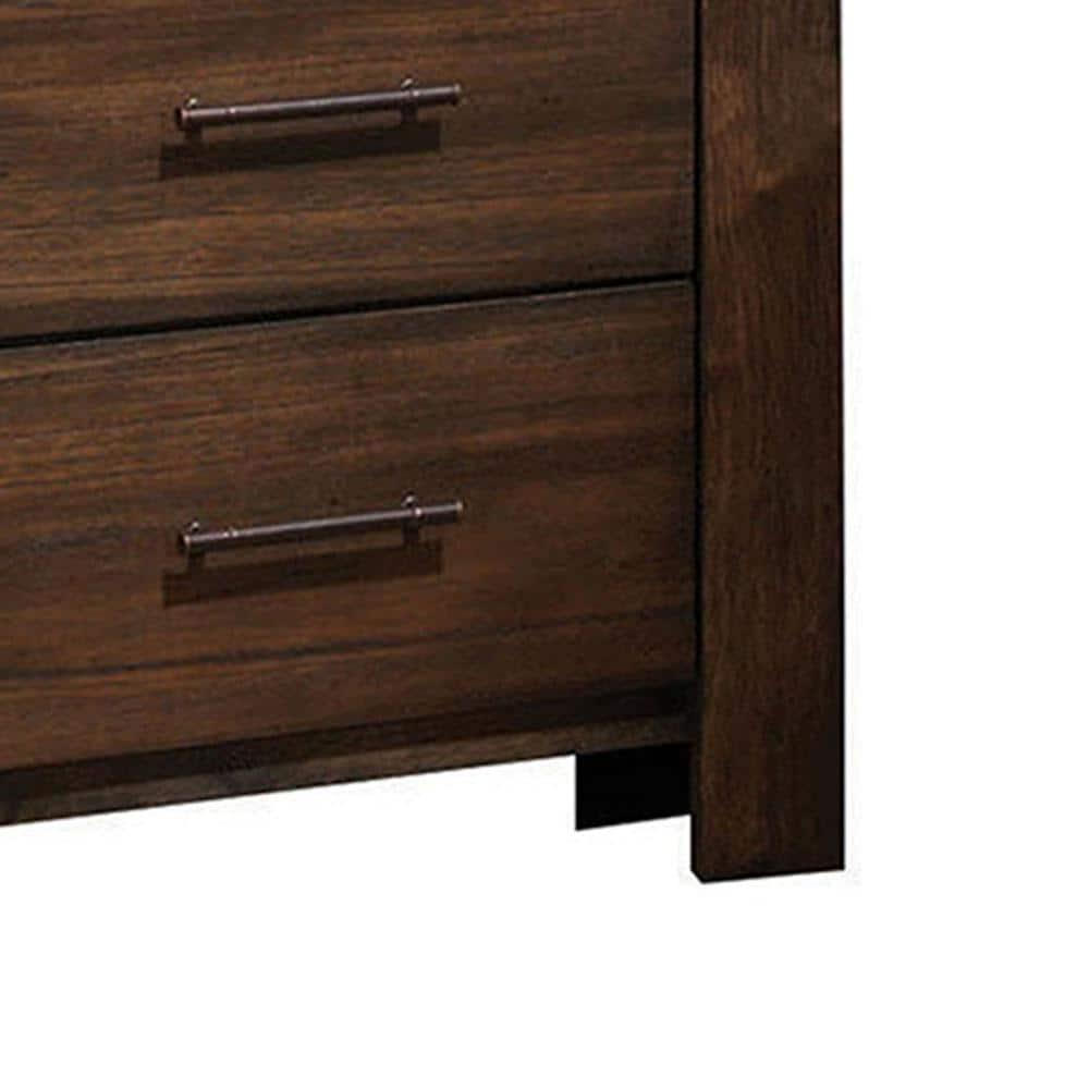 ACME Furniture Merrilee 2 Drawer Nightstand in Oak