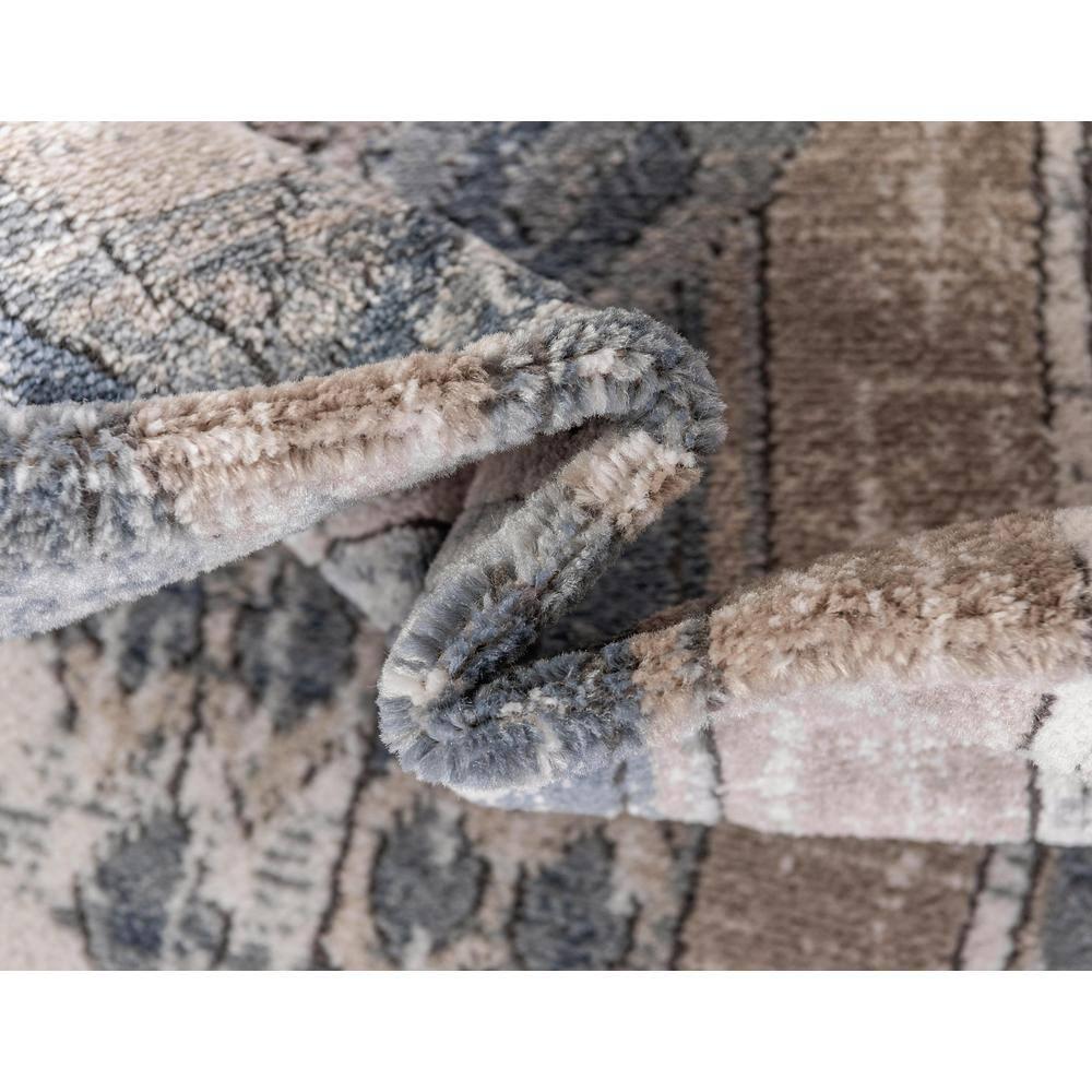 Unique Loom Portland Collection Area Rug - Orford (2' 2" x 12' Runner Navy Blue/Blue)