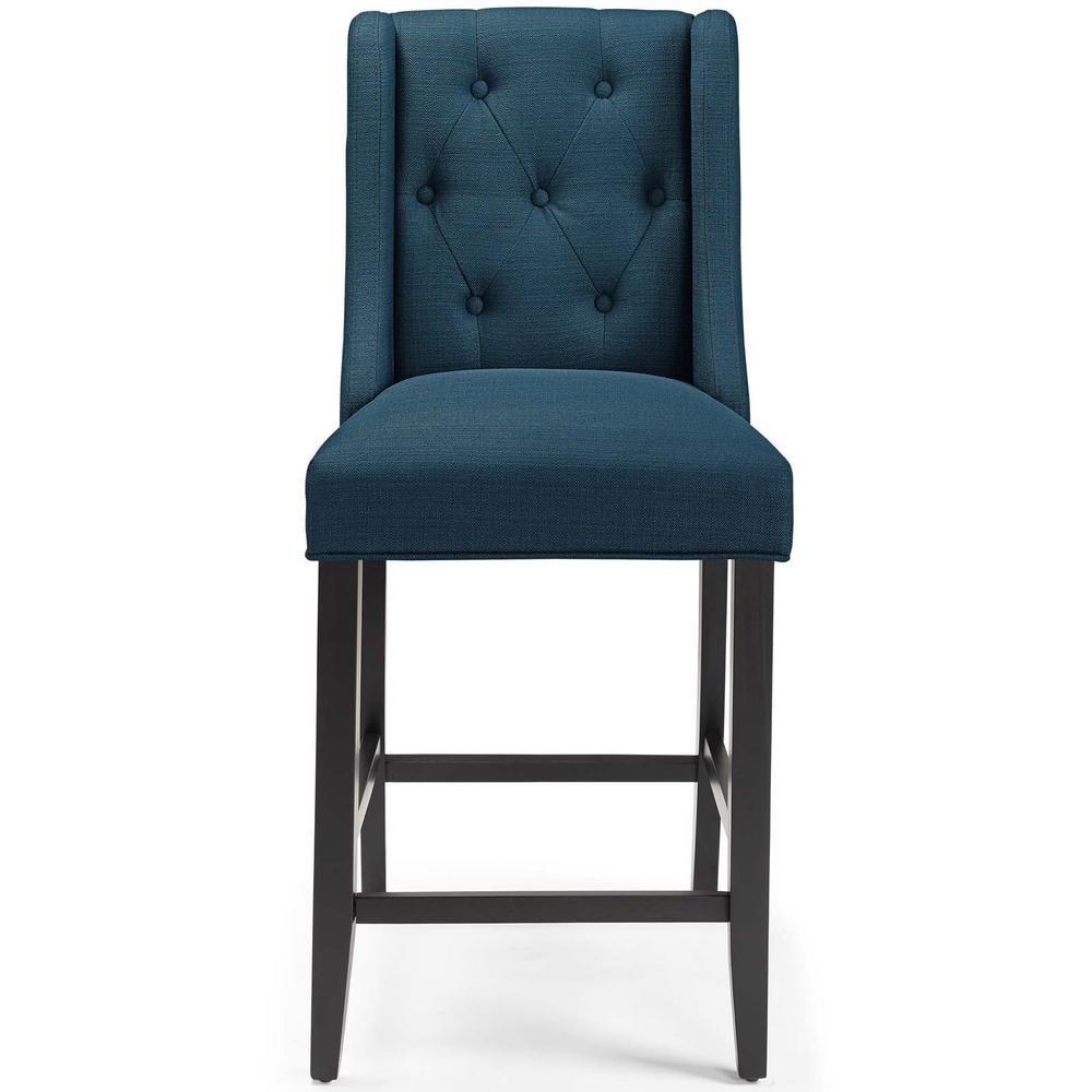 Modway Baronet Tufted Button Upholstered Fabric/Faux Leather Stool