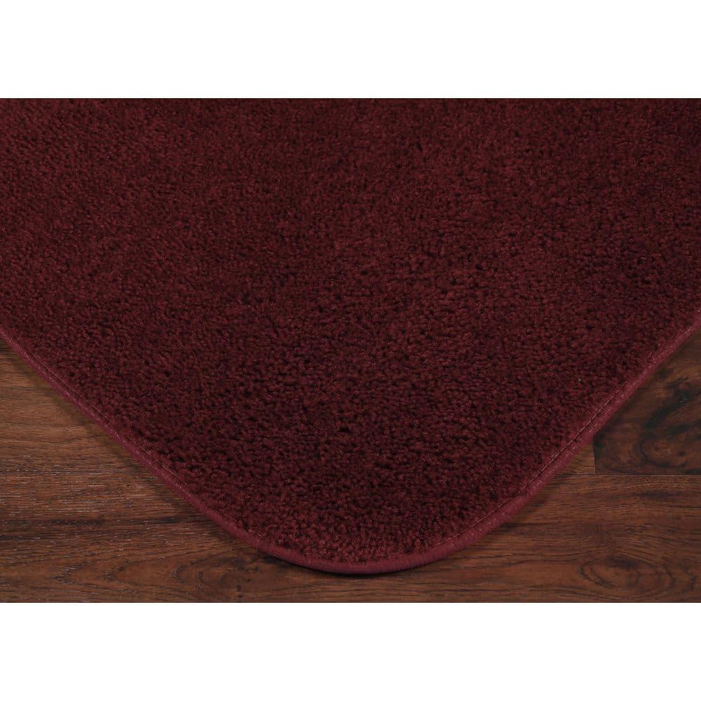 Garland Rug Traditional Bath Rug Set, 4-Piece, Chili Pepper Red
