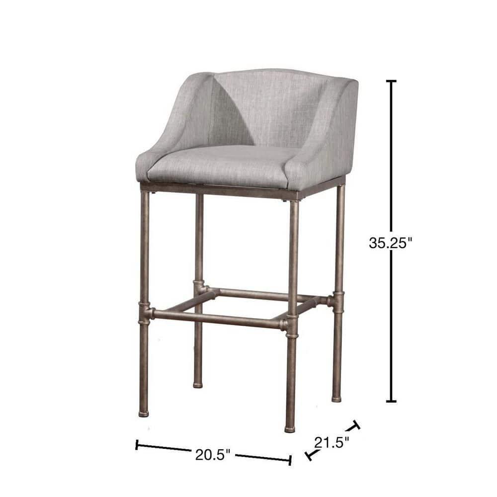 Halltown Metal Counter or Bar Height Stool