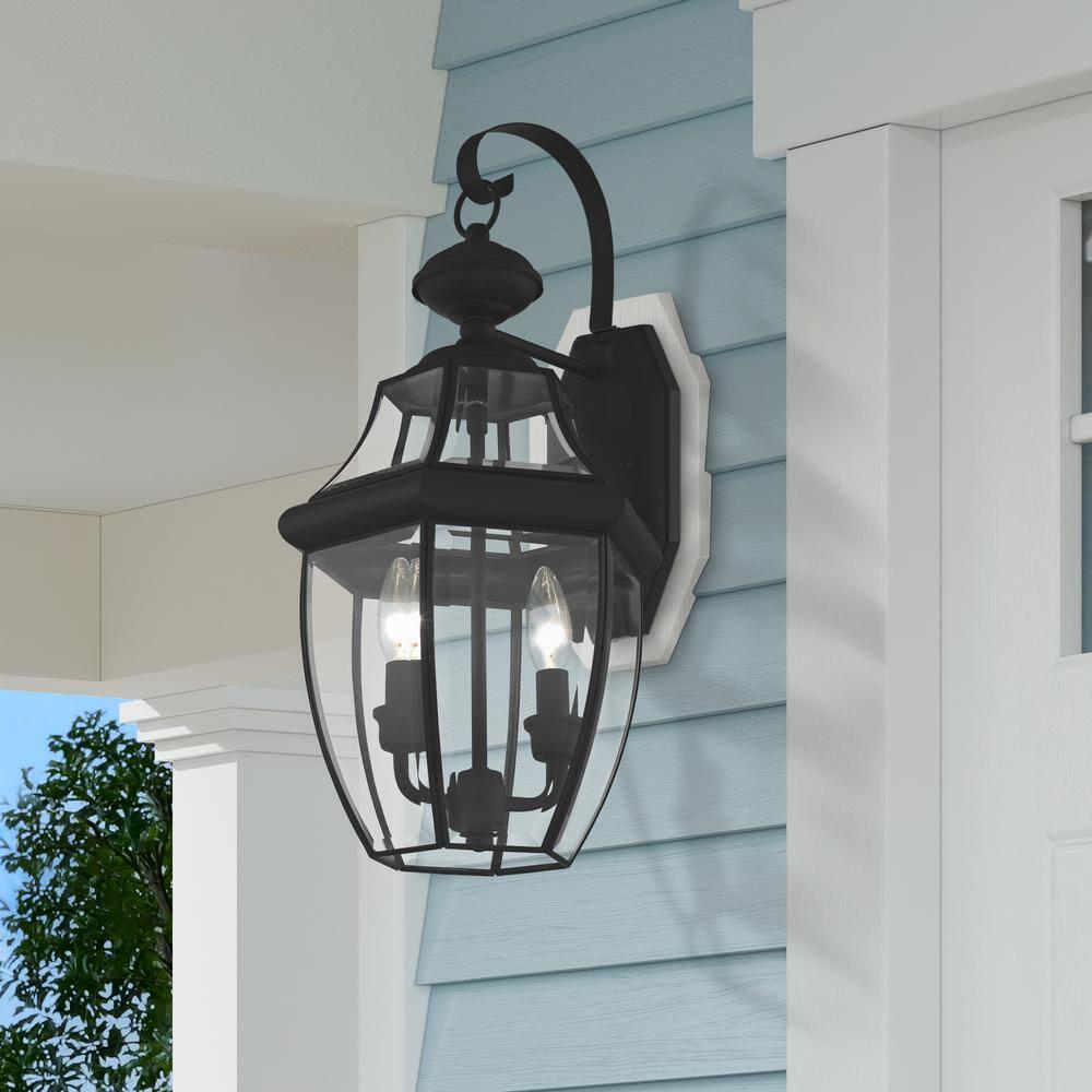 Livex Lighting Monterey 2 - Light Wall Light in  Black