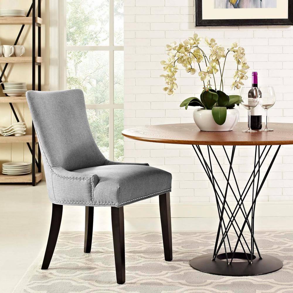 Modway Porch & Den Helen Fabric Upholstered Dining Chair (Single Chair)