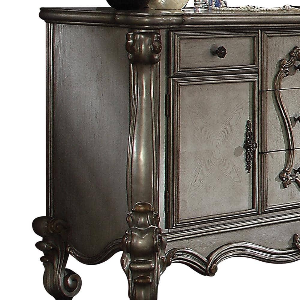 Bersally Solid Wood 70'' W 5 - Drawer Dresser