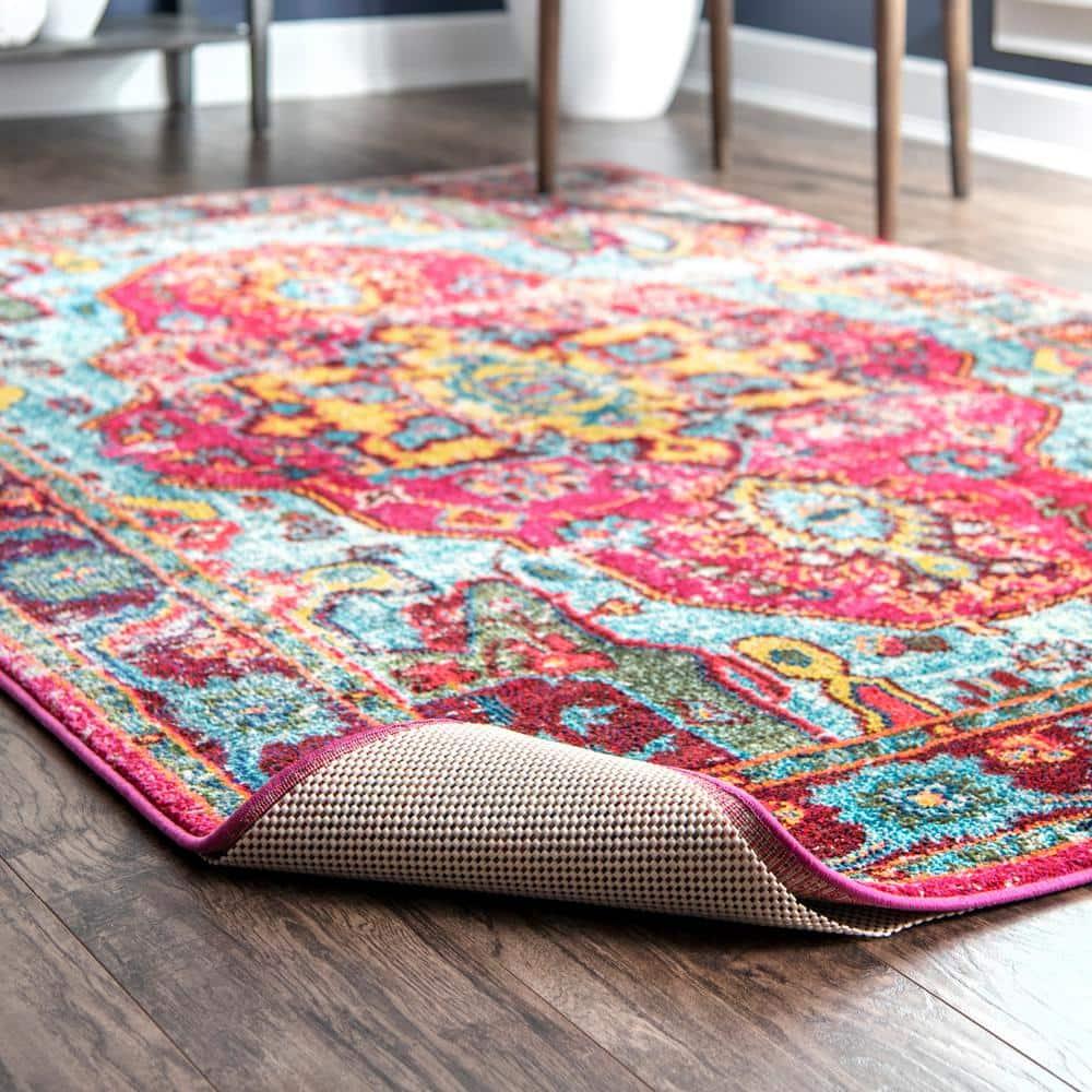 nuLOOM Non-Slip Grip Rug Pad, 5' x 8', White