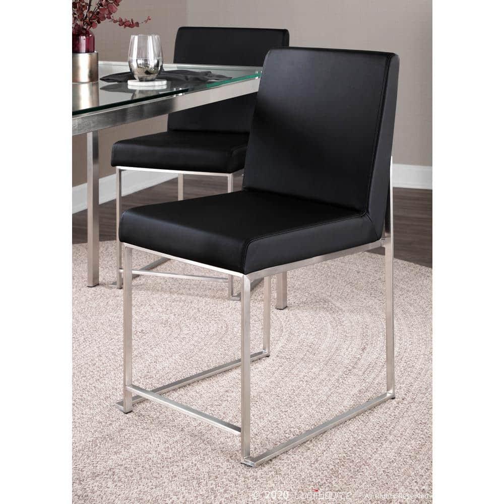 Chuyen 19.25'' H Upholstered Metal Side Chair