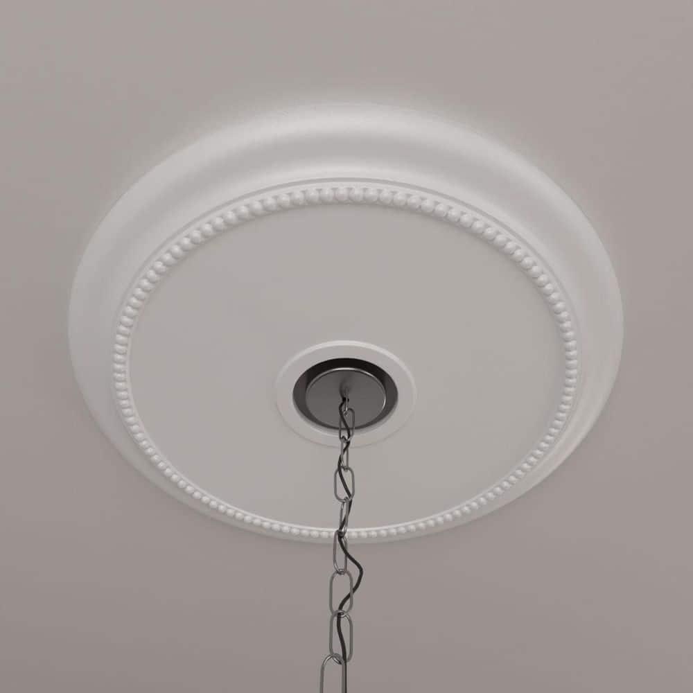 Ekena Millwork 24 1/8"OD x 4 3/8"ID x 2 1/4"P Crendon Ceiling Medallion (Fits Canopies up to 4 3/8")
