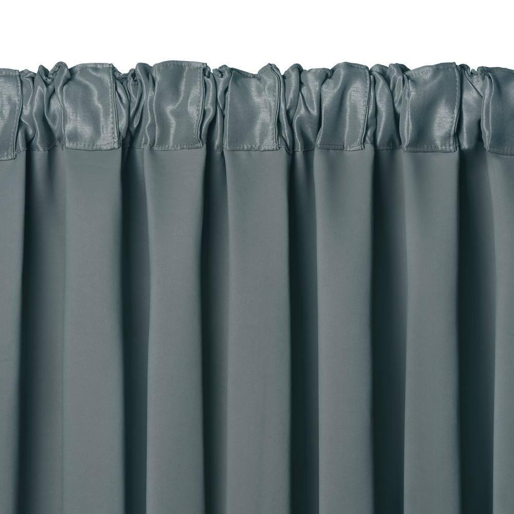 PALEYI 52" x 36" All Seasons Waterfall Window Valance