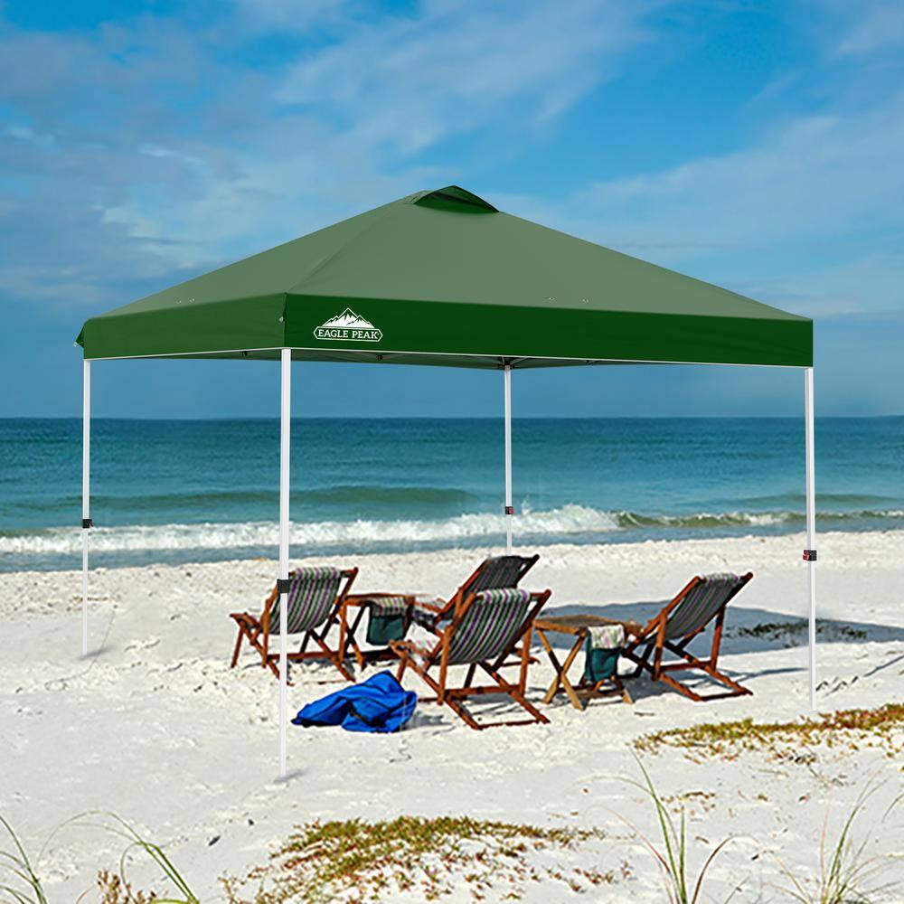 Pop Up Canopies 10 Ft. W x 10 FT. D Metal Party Tent Canopy