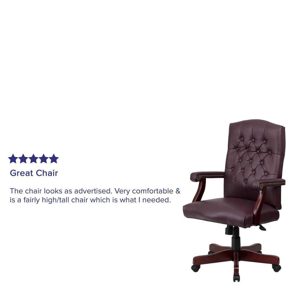 Flash Furniture Executive Swivel Office Chair with Arms