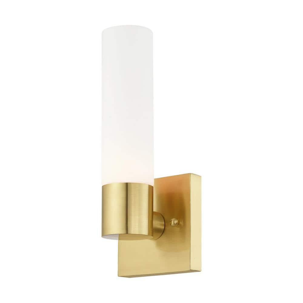 Livex Lighting Aero 1 - Light Sconce in  Satin Brass