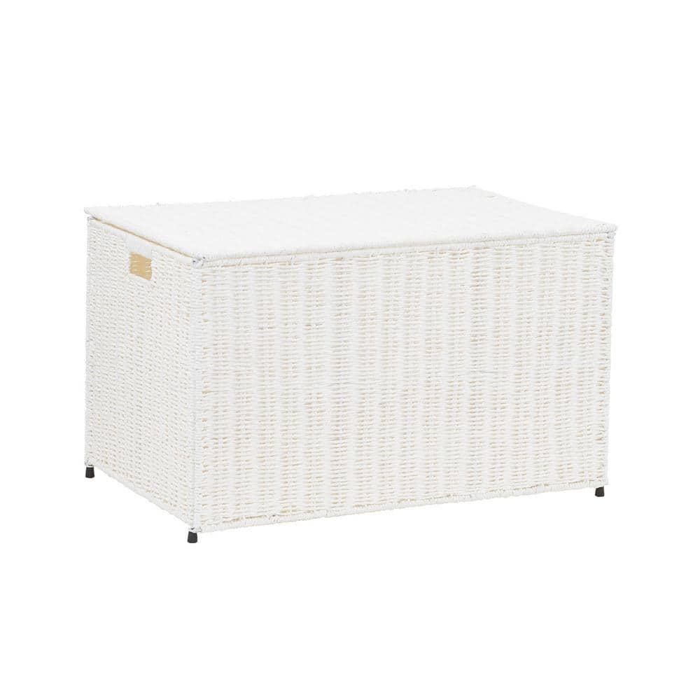 Household Essentials Woven Wicker Storage Chest