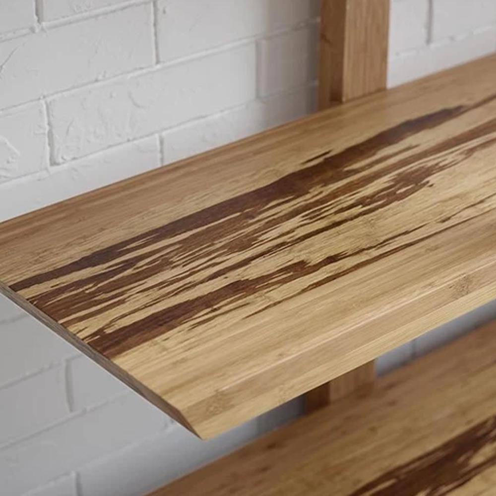 Magnolia Exotic Tiger Bamboo 5-Shelf Organizer in Brown