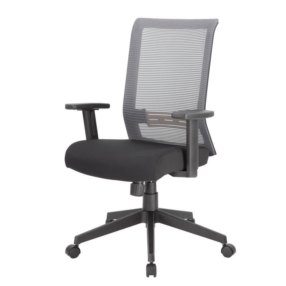 Boss Office Products Linear Mesh Adjustable Office Desk Chair