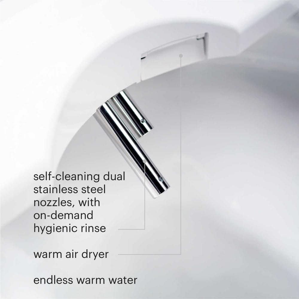 Brondell S1400-RW Swash 1400 Luxury Bidet Toilet Seat Round