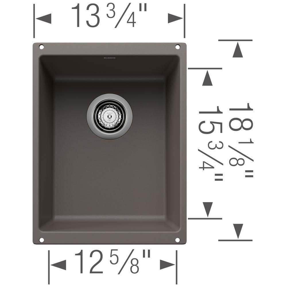 Precis SILGRANIT 13" Undermount Bar Sink