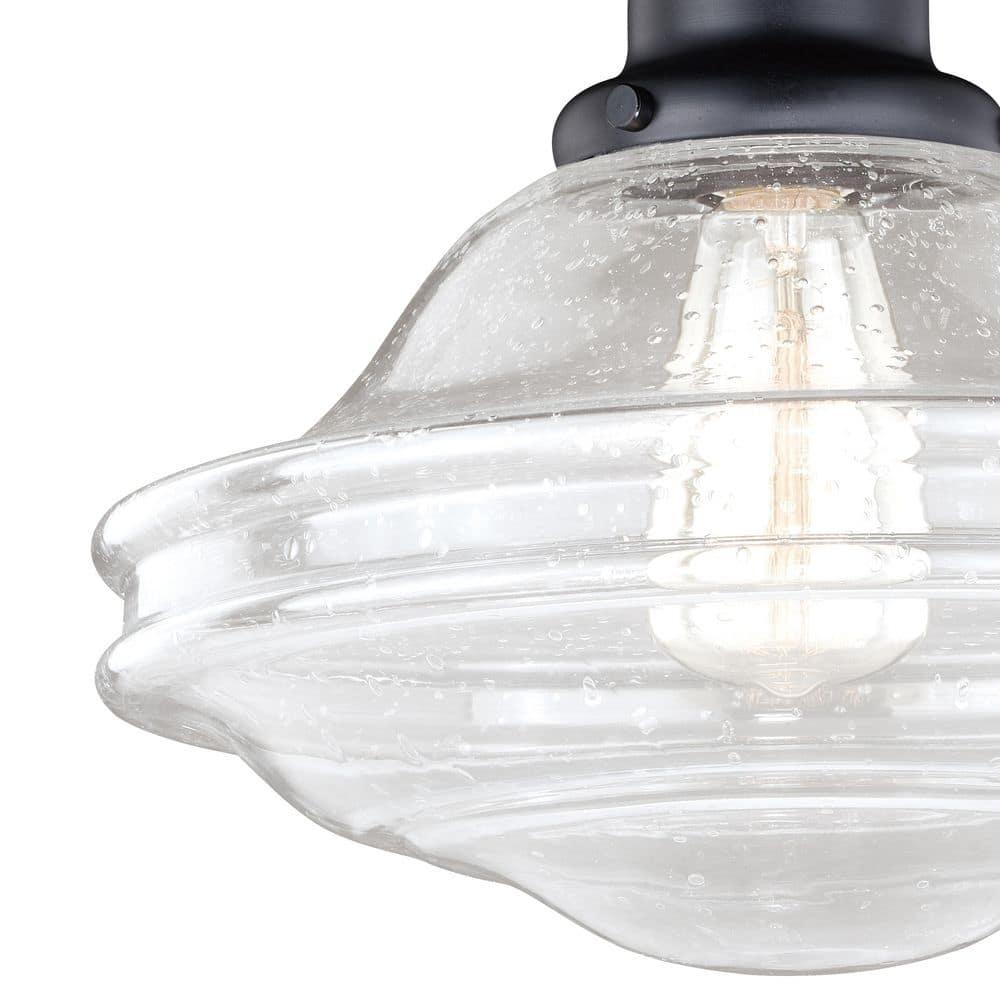 Vaxcel Huntley 1 - Light Flush Mount in  Oil Rubbed Bronze