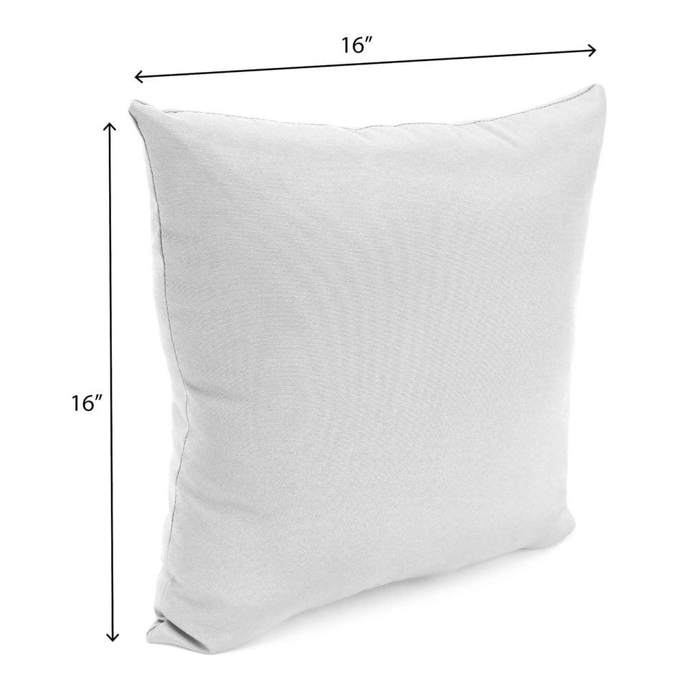 Jordan Manufacturing 16" x 16" Hatch Black Chevron Square Outdoor Throw Pillow (2 Pack)