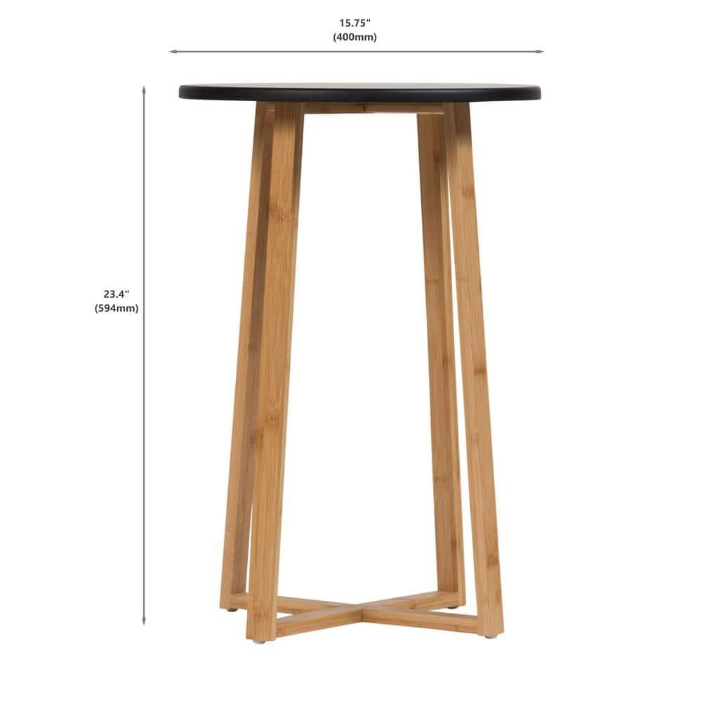 Black Tall Display Table