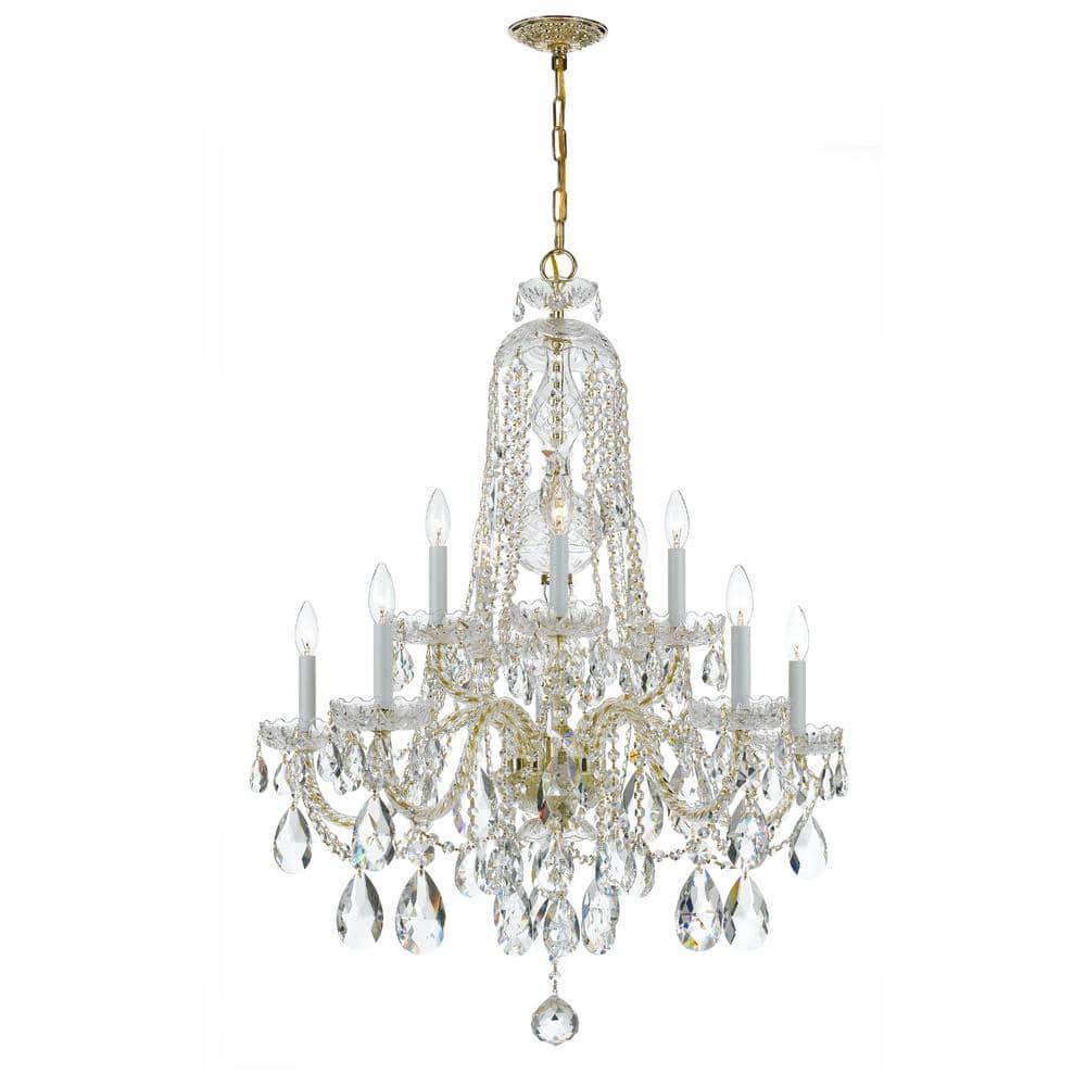 Crystorama Lighting - Ten Light Chandelier - Chandelier - Crystal - Five Light