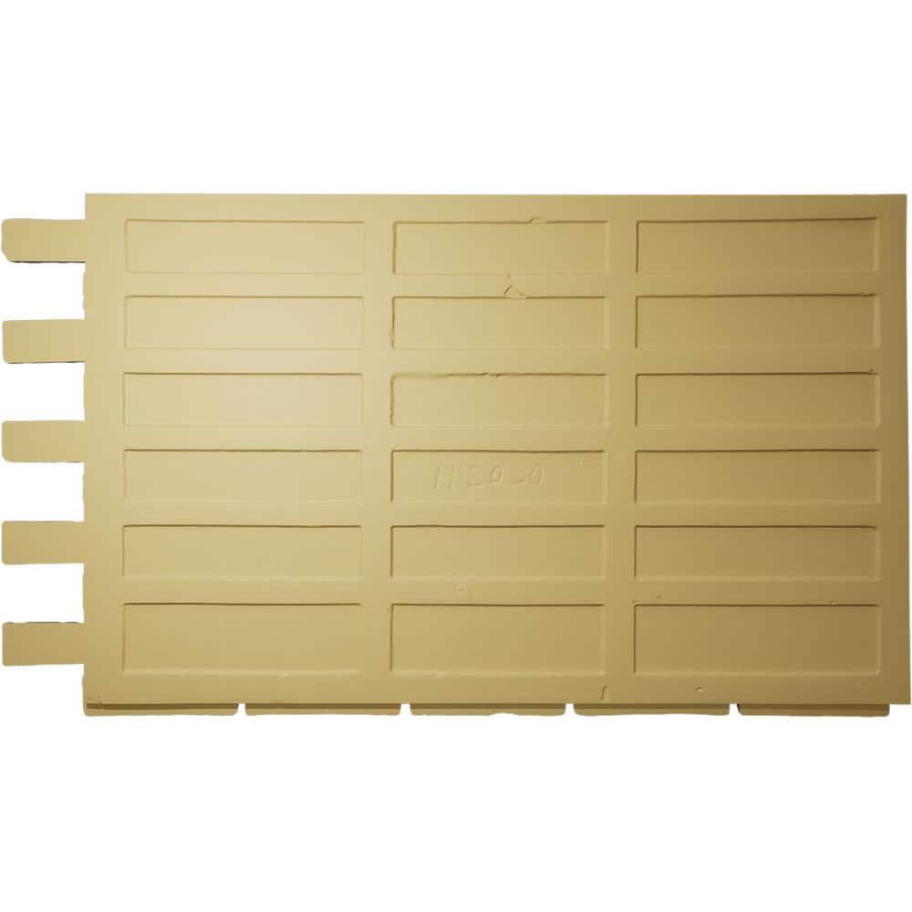 StoneCraft Aged Brick Faux Brick Panel, 46 7/8"W x 27"H x 1 1/4"D