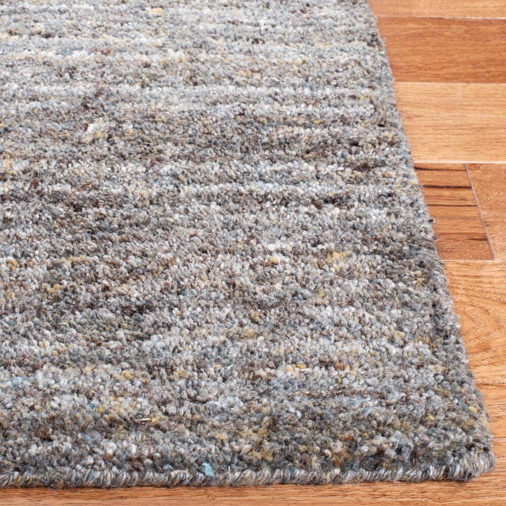 Himalaya HIM413 Handmade Area Rug - 4'x6' - Grey/Olive - Safavieh