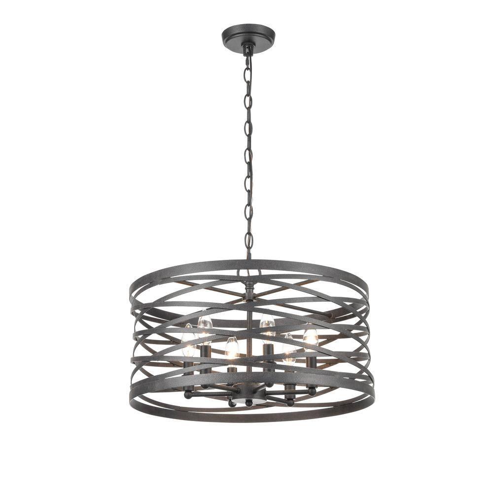 Millennium Lighting 929 Lighting 6 Light 12.5 inch Pendant Light in Multiple Finishes Weathered Iron Weathered N/A