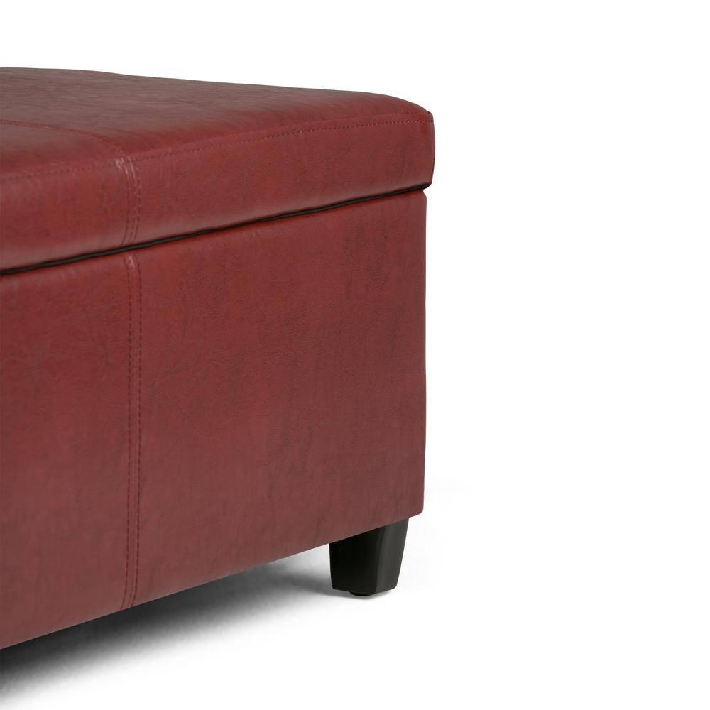 Simpli Home Avalon Storage Ottoman Bench,Assembled