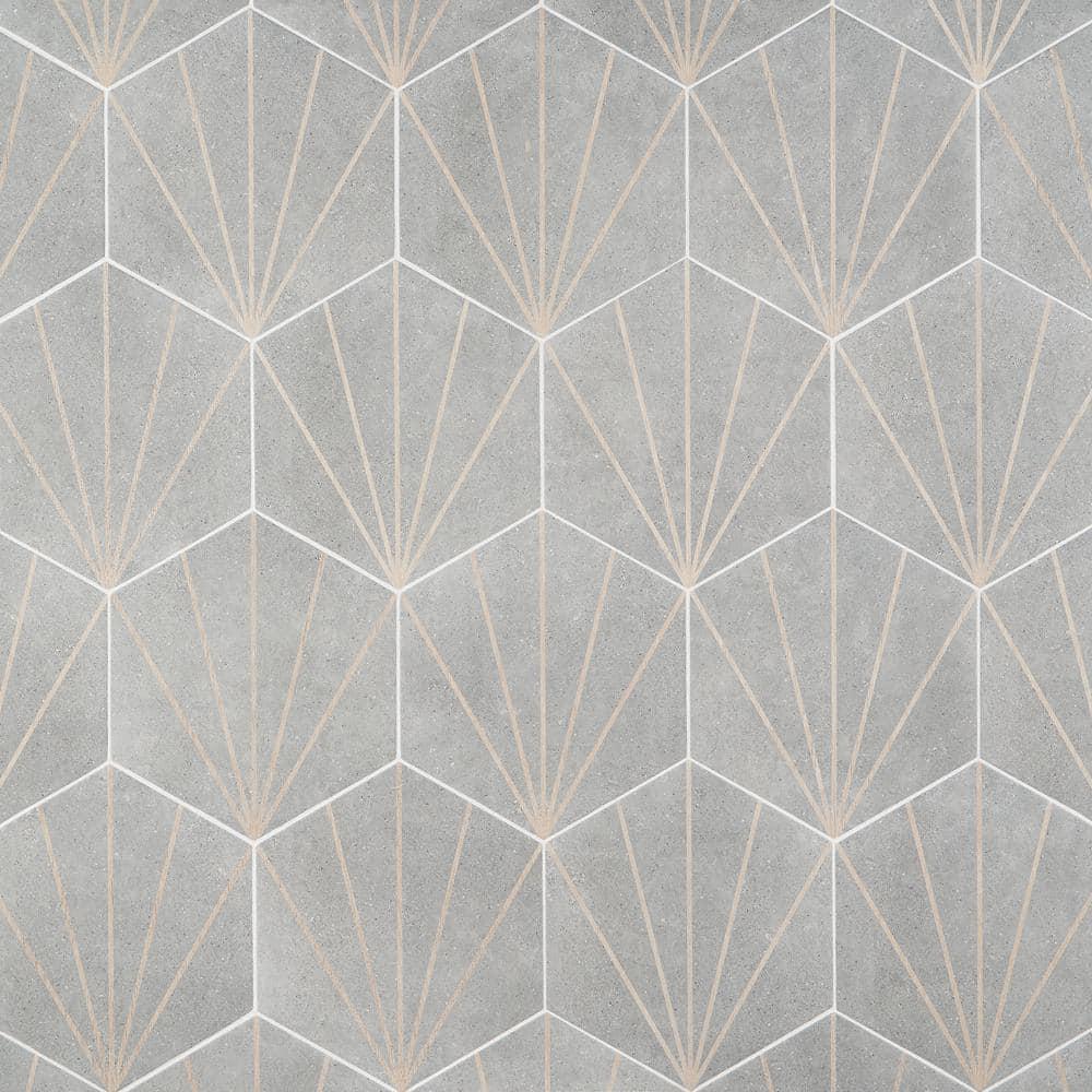 Arbor Hex Beams 13" x 14.5" Porcelain Wall & Floor Tile (10.51 Sq. Ft. / Case)