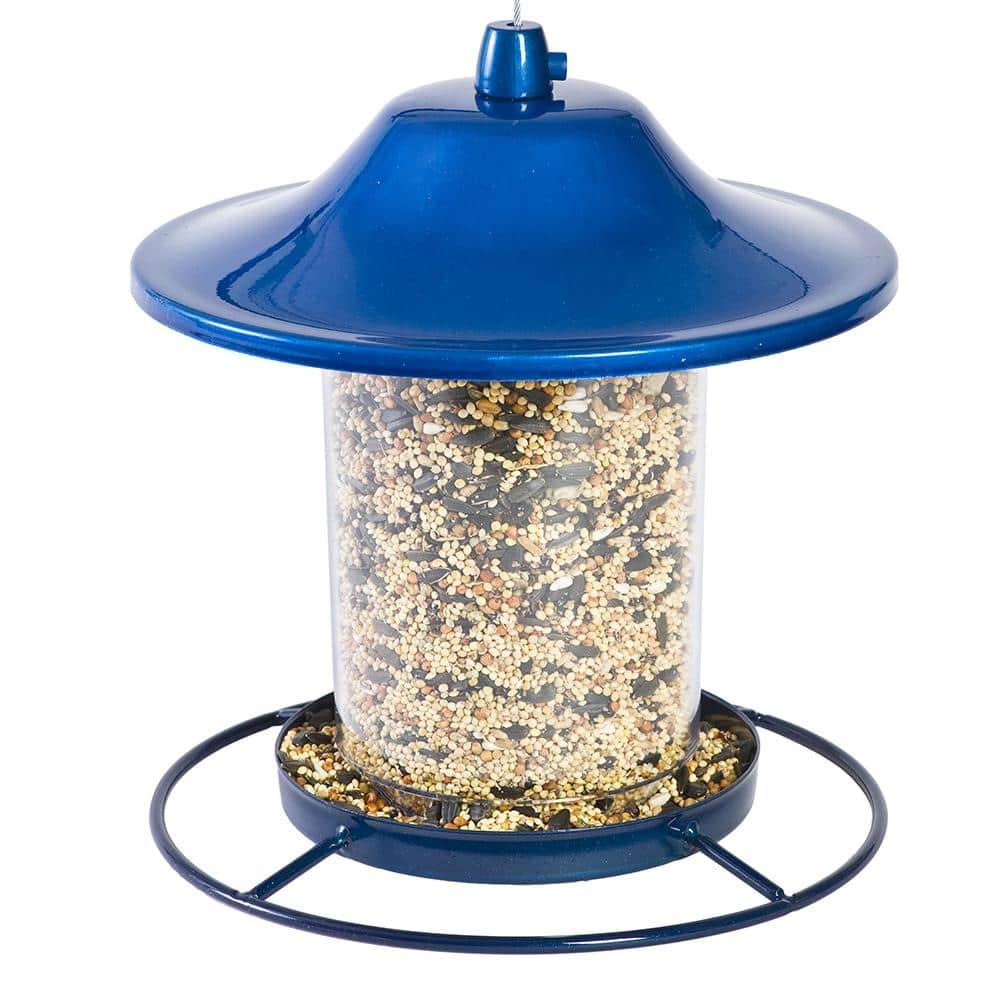 Perky-Pet Wild Bird 2 lb Metal/Plastic Panorama Bird Feeder 1 ports (Case of 2)