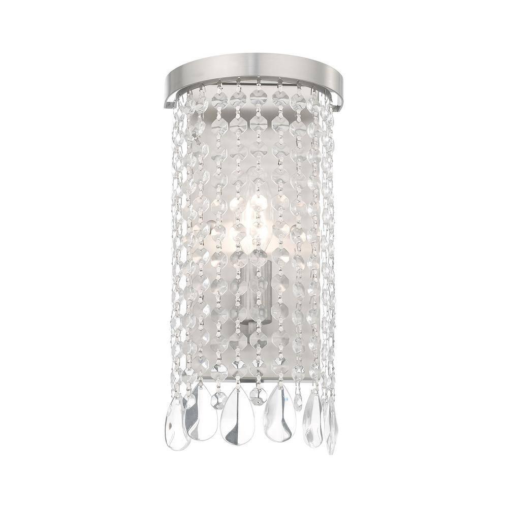 Livex Lighting Elizabeth 1 - Light Wall Light in  Brushed Nickel