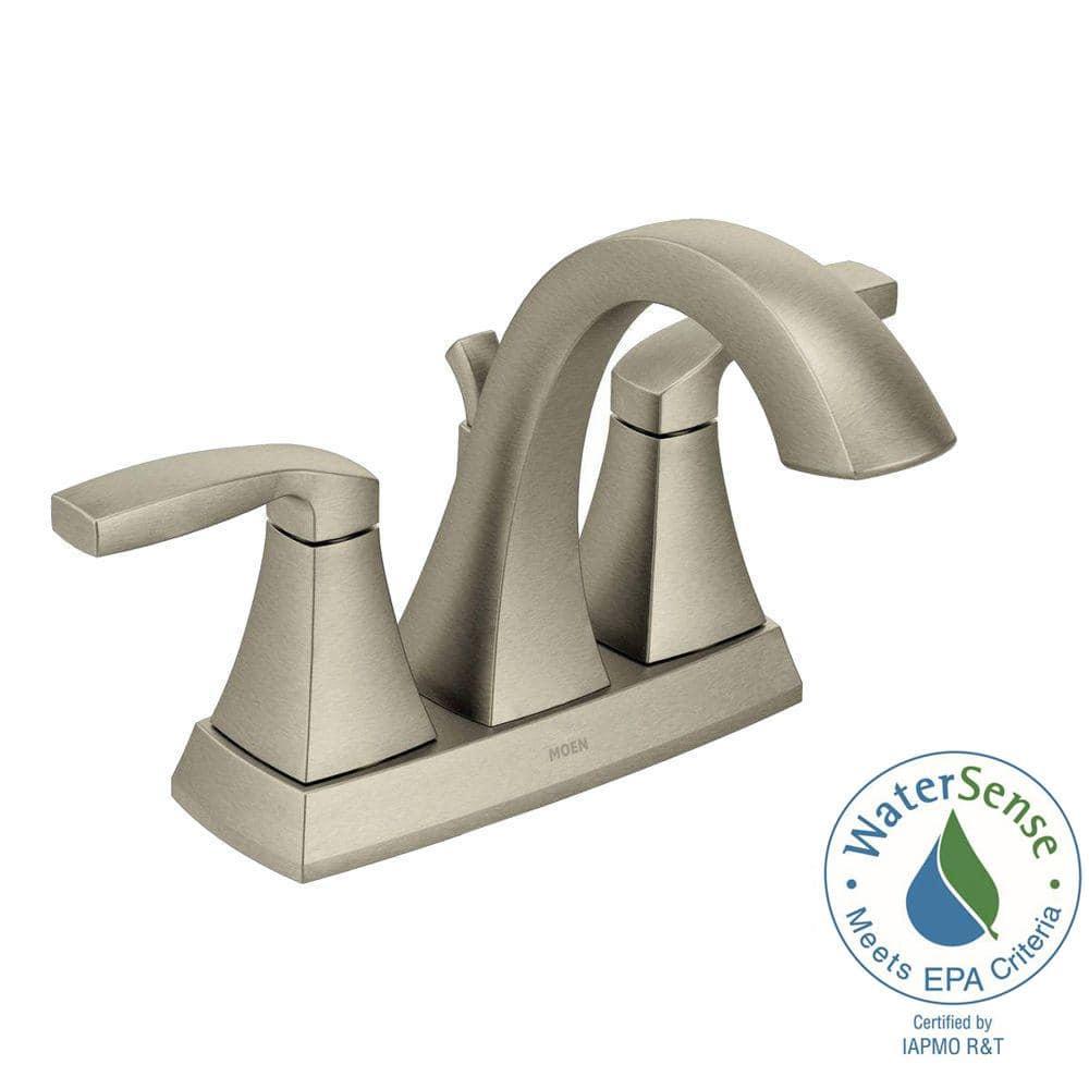 Moen Voss Centerset Bathroom Faucet with Drain Assembly
