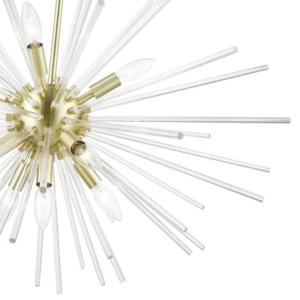 Livex Lighting Utopia 9 - Light Pendant in  Satin Brass