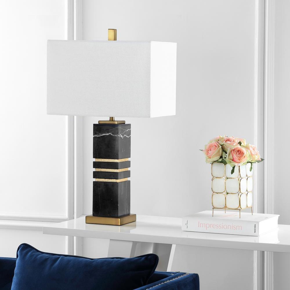 Everly Quinn Tonna Marble Table Lamp