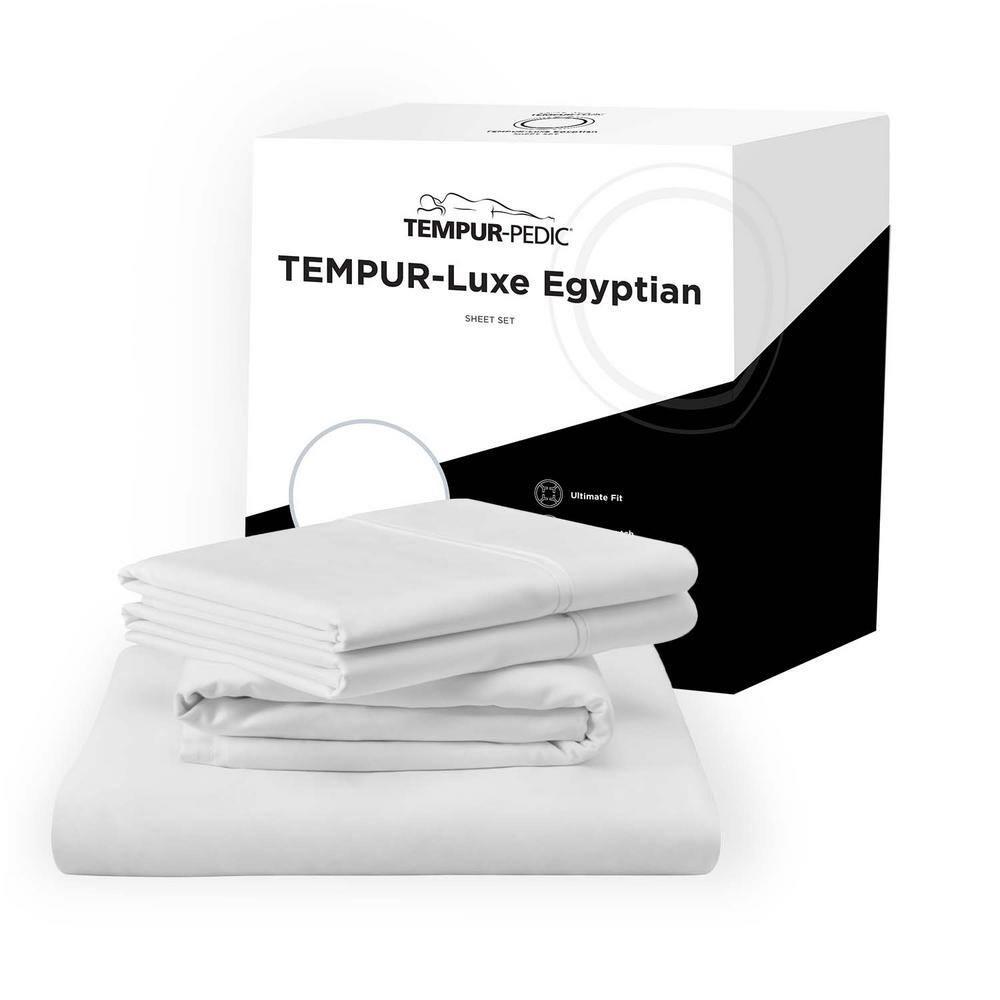 Tempur-Pedic Tempur Luxe Egyptian Cotton Sheet Set Sleepy Blue - Twin, Adult