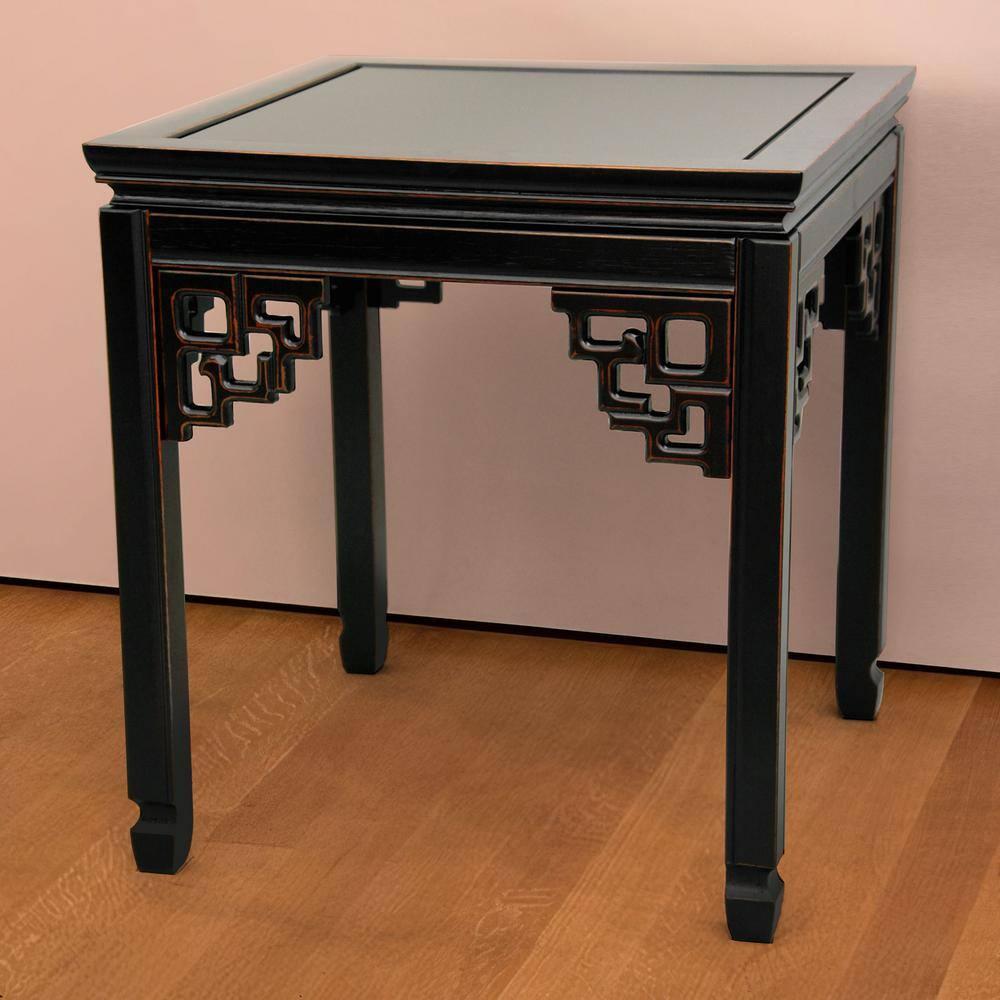 World Menagerie Lapathos Solid Wood End Table