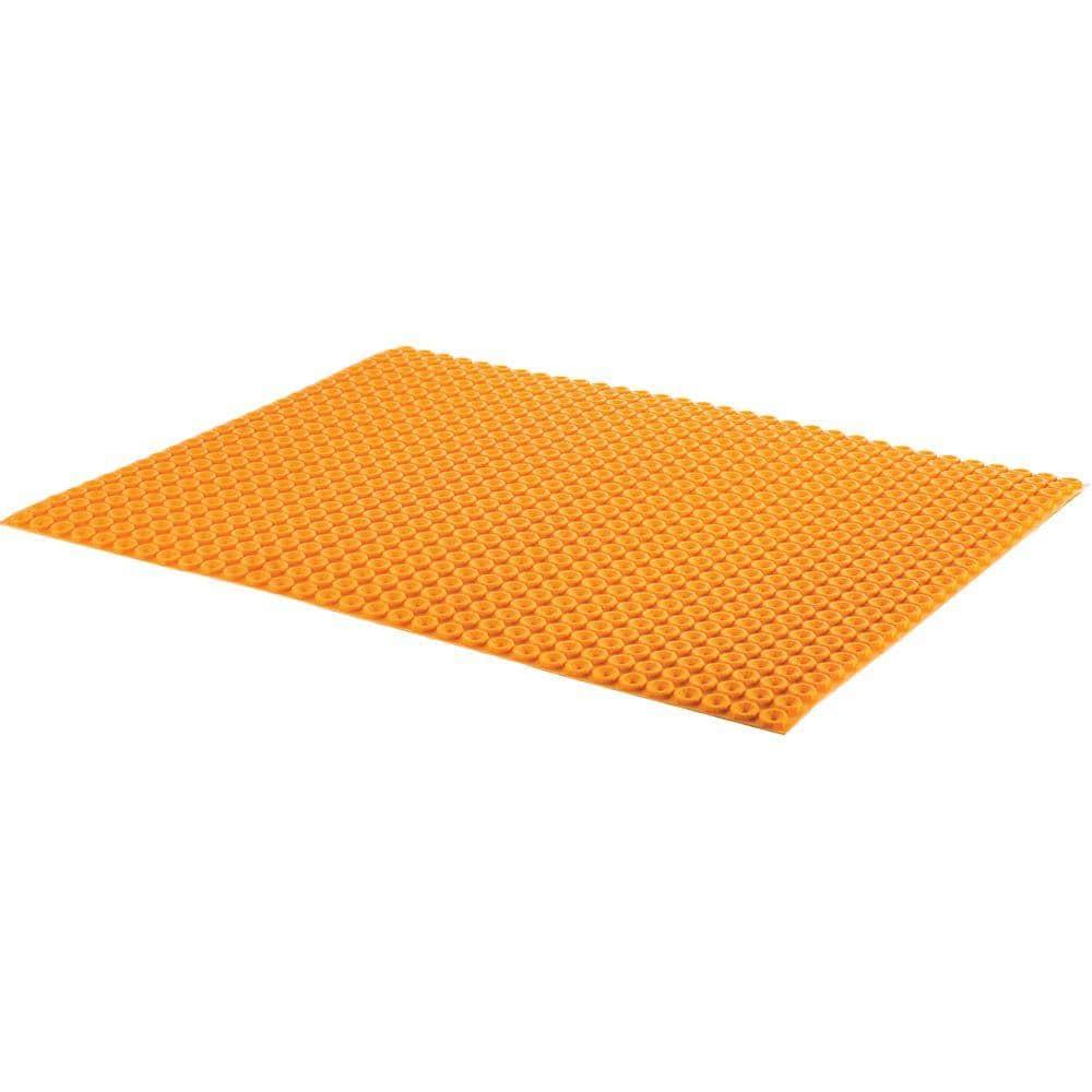 Schluter Ditra-Heat Electric Floor Heating Membrane with Uncoupling, Waterproofing, Vapor Management and Load Support - Ideal for Tiles and Stone - 1/4" Thickness, 8.4 Square Feet - DH5MA