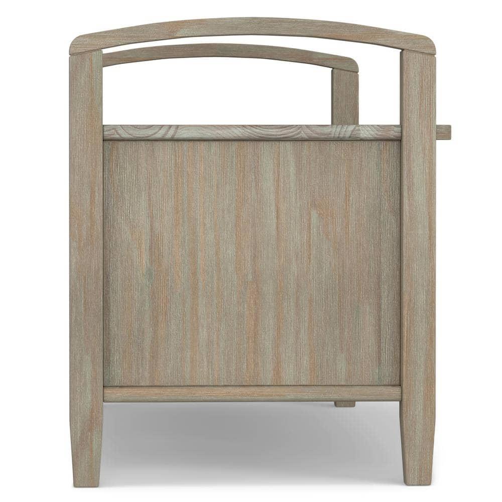 Warm Upholstered Storage Bench