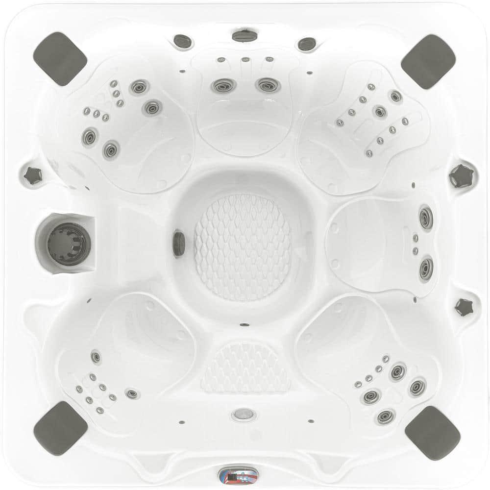 American Spas American Spas 240 Volt 7 - Person 45 - Jet Acrylic Square Hot Tub with Ozonator