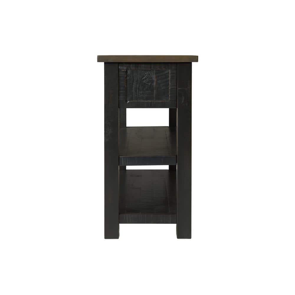 Martin Svensson Home Monterey Sofa 50" Console Table, Black and Brown