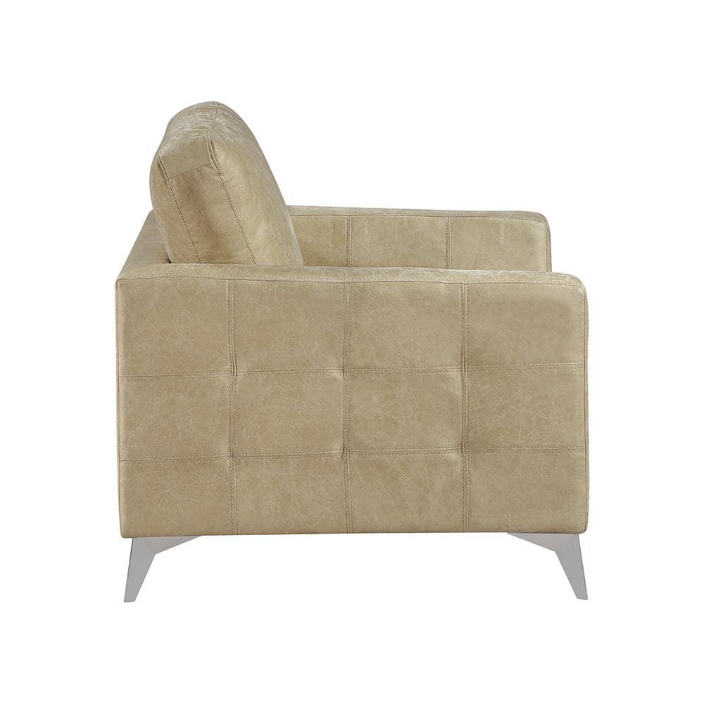 Lexicon Cazon Microfiber Sofa in Sand