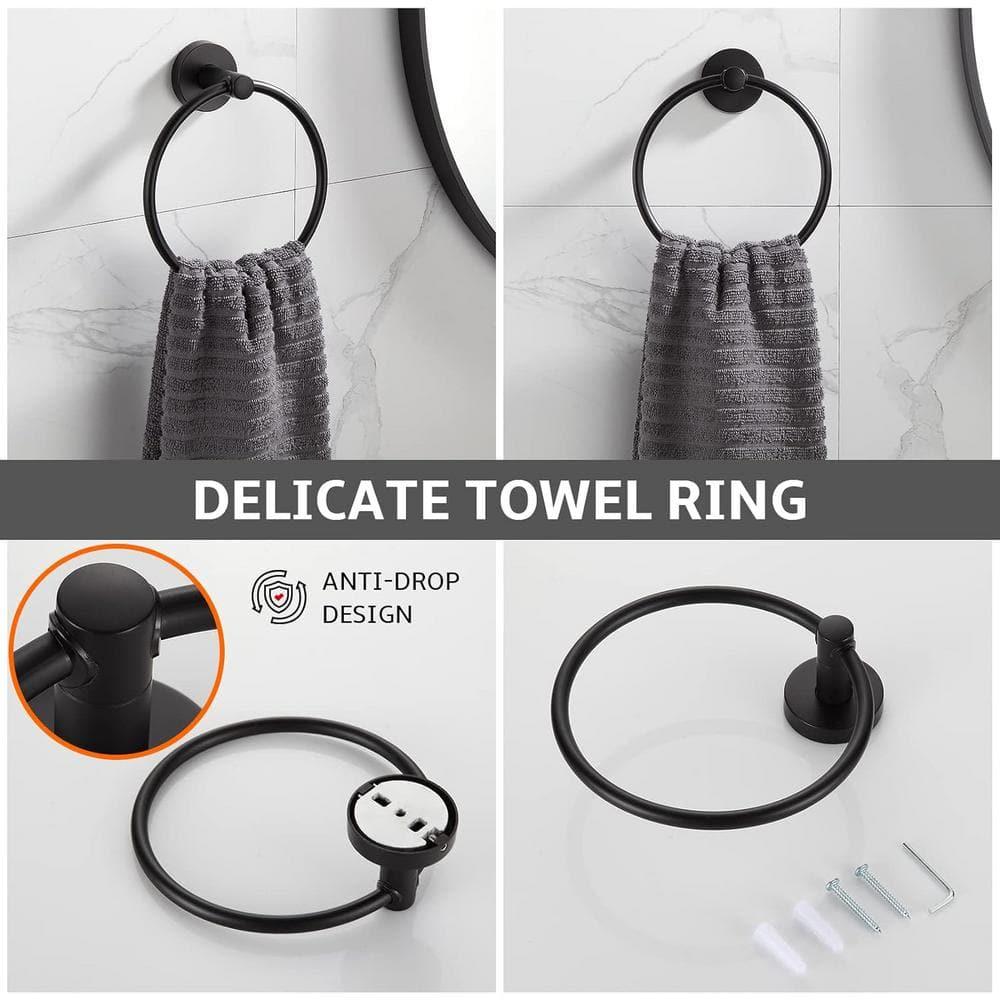 Beloky JA22F9 4 - Piece Bathroom Hardware Set