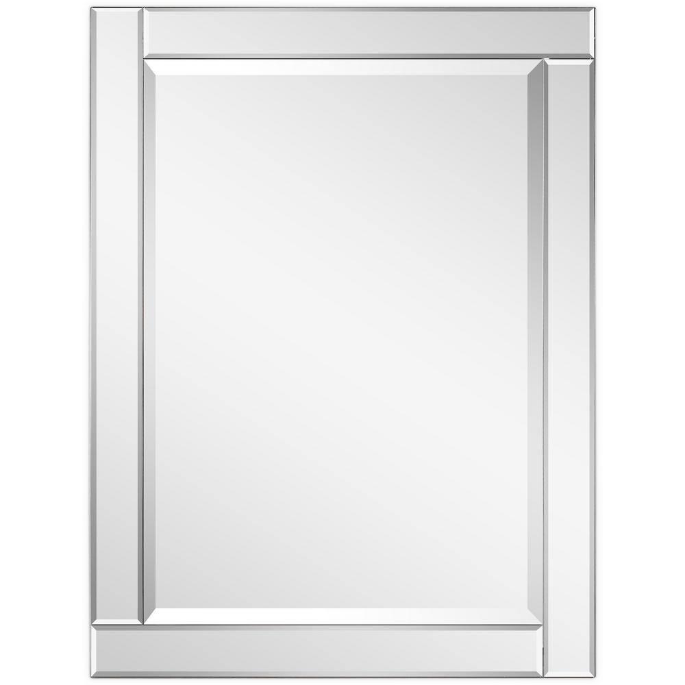 Empire Art Direct  Moderno Beveled Rectangle Wall Mirror