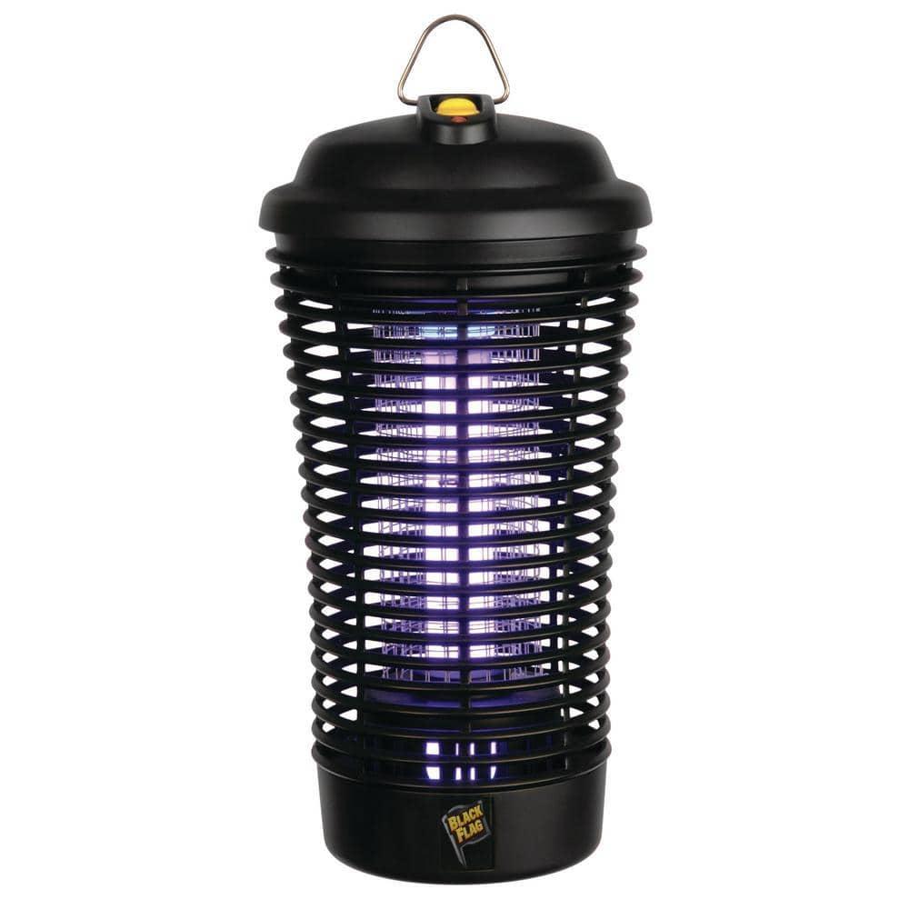Black Flag 5500 Volt Deluxe 40 Watt Electronic Insect Killer,  Bug Zapper, 1.5 Acre Coverage, Black