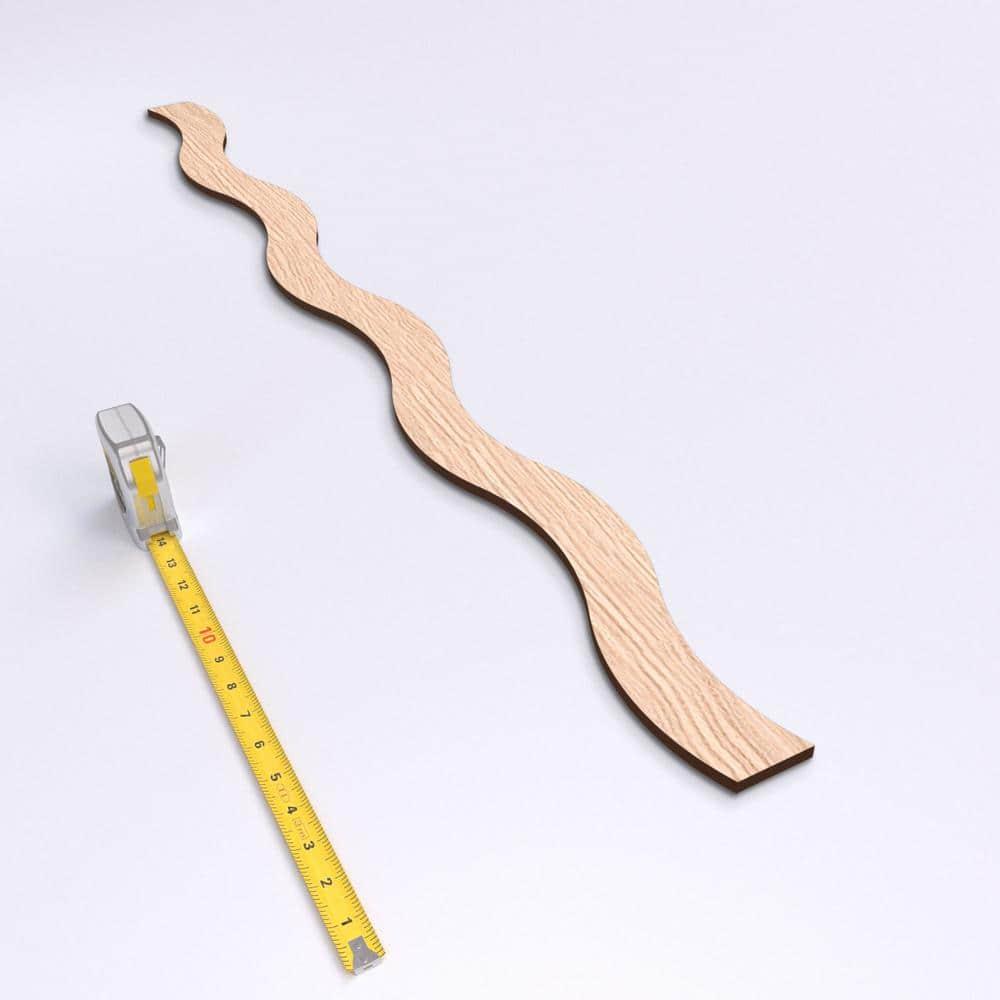 Brazos Adjustable Wood Decorative Slat Wall Panel Kit