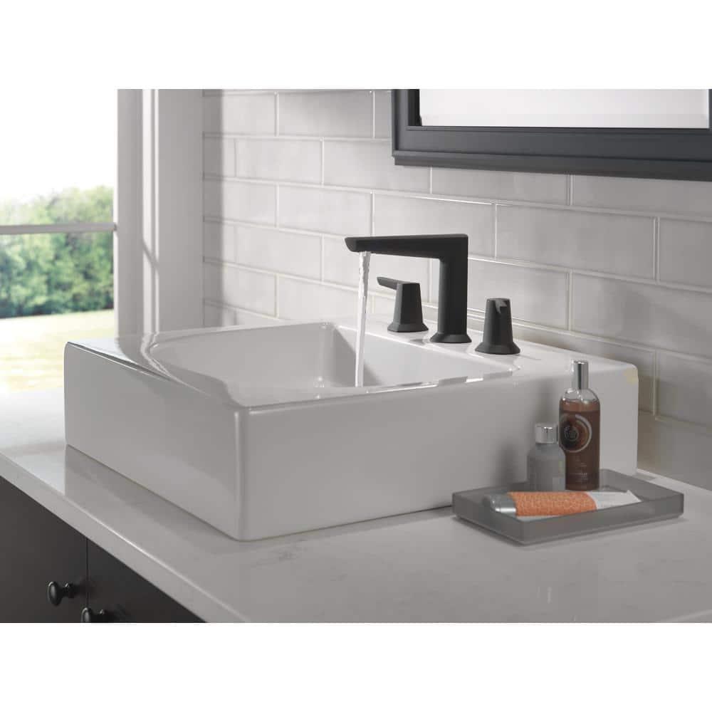 Galeon Widespread Bathroom Faucet with Drain Assembly